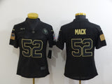 Bears 2021/22 Mack #52 Black/Yellow Women NFL Jersey