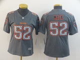 Bears 2021/22 Mack #52 Dusty Gray/Orange Women NFL Jersey