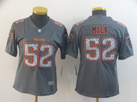 Bears 2021/22 Mack #52 Dusty Gray/Orange Women NFL Jersey