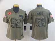 Bears 2021/22 Mack #52 Olive/Black Women NFL Jersey