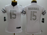 Bears 2021/22 Marshall #15 White/Gray Women NFL Jersey