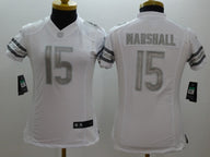 Bears 2021/22 Marshall #15 White/Gray Women NFL Jersey