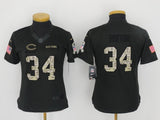 Bears 2021/22 Payton #34 Khaki/Camo Print Women NFL Jersey