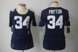 Bears 2021/22 Payton #34 Navy Blue/White Women NFL Jersey