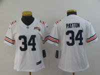 Bears 2021/22 Payton #34 White/Black/Orange Women NFL Jersey