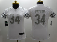 Bears 2021/22 Payton #34 White/Gray Women NFL Jersey