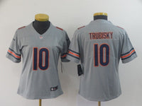 Bears 2021/22 Trubisky #10 Gray/Orange/Navy Women NFL Jersey