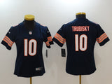 Bears 2021/22 Trubisky #10 Navy/Orange/White Women NFL Jersey