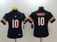 Bears 2021/22 Trubisky #10 Navy/Orange/White Women NFL Jersey