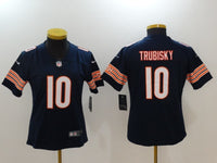 Bears 2021/22 Trubisky #10 Navy/Orange/White Women NFL Jersey
