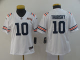Bears 2021/22 Trubisky #10 White/Black/Orange Women NFL Jersey
