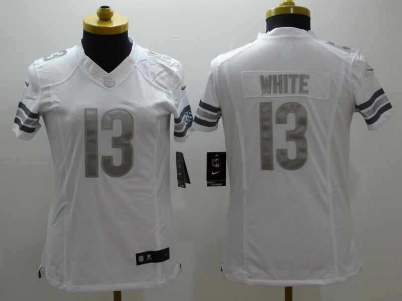 Bears 2021/22 White #13 White/Gray Women NFL Jersey