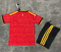 Belgium 2026 Orange/Yellow Home Kids Jersey Set