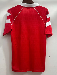 Benfica 1990 Vintage Retro Red/White Home Jersey
