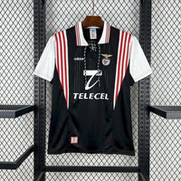 Benfica 1997/98 Vintage Retro Black/White/Red Away Jersey
