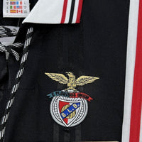 Benfica 1997/98 Vintage Retro Black/White/Red Away Jersey