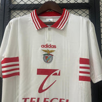 Benfica 1997/99 Vintage Retro White/Red Away Jersey