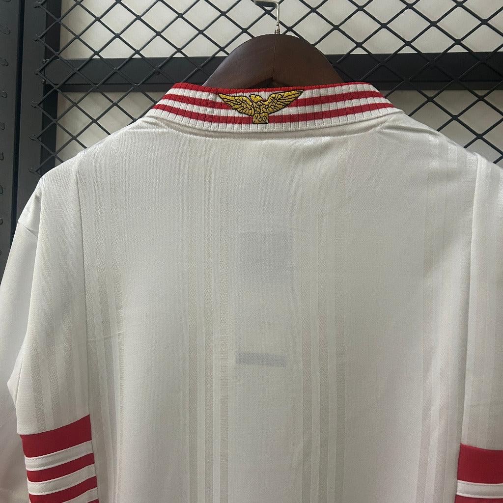 Benfica 1997/99 Vintage Retro White/Red Away Jersey