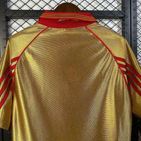 Benfica 1998/99 Vintage Retro Gold/Red Away Jersey