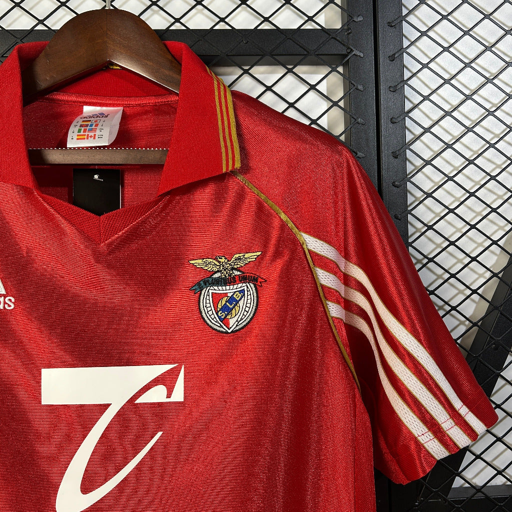 Benfica 1998/99 Vintage Retro Red/White Home Jersey