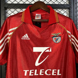 Benfica 1998/99 Vintage Retro Red/White Home Jersey