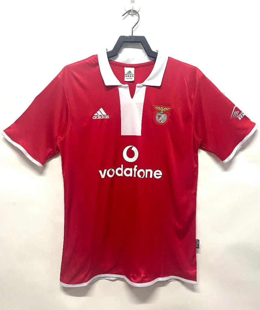 Benfica 2004/05 Vintage Retro Red/White Home Jersey