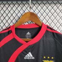 Benfica 2009/10 Retro Black/Red Away Jersey