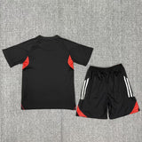 Benfica 25/26 Black/Red Training Kids Jersey Set