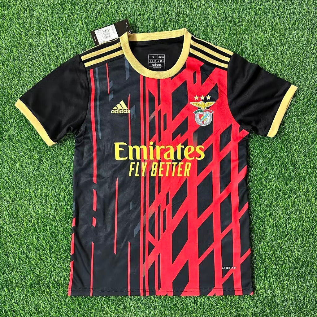 Benfica 25/26 Red/Black/Yellow Away Jersey