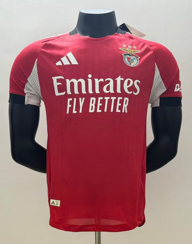 Benfica 25/26 Red/White Home Player Version Jersey