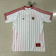 Benfica 25/26 White/Red Baseball Jersey