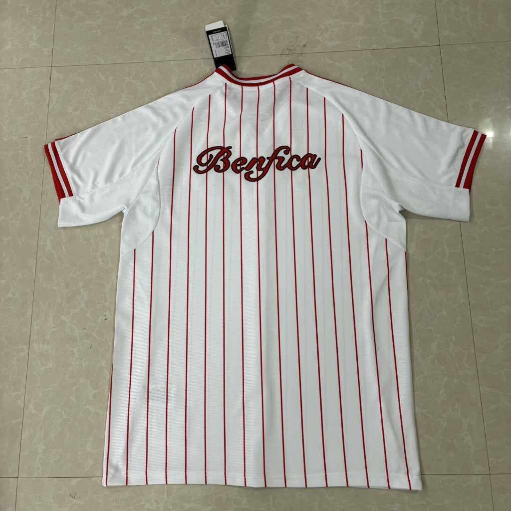 Benfica 25/26 White/Red Baseball Jersey