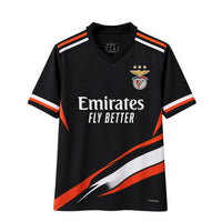 Benfica 26/27 Black/Orange and White Stripes Special Edition Jersey