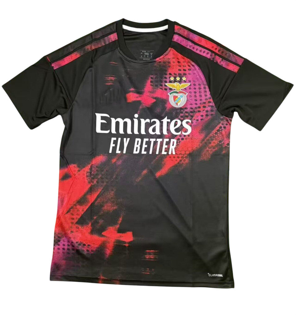 Benfica 26/27 Black/Striking Pink And Red Third Jersey