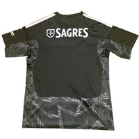 Benfica 26/27 Black/White Shoulder Stripes Goalkeeper Jersey