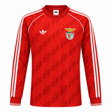 Benfica 26/27 Red/White Shoulder Stripes Long Sleeve Jersey
