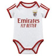 Benfica 26/27 White/Red Away Baby Bodysuit Jersey