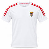 Benfica 26/27 White/Red Shoulder Stripes Training Jersey