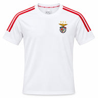Benfica 26/27 White/Red Shoulder Stripes Training Jersey