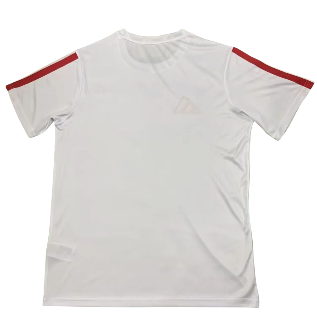 Benfica 26/27 White/Red Shoulder Stripes Training Jersey