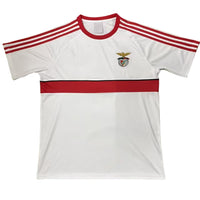 Benfica 26/27 White/Red Shoulder Stripes Travel Jersey