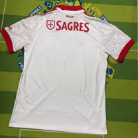 Benfica 26/27 White/Red Stripes Away Jersey