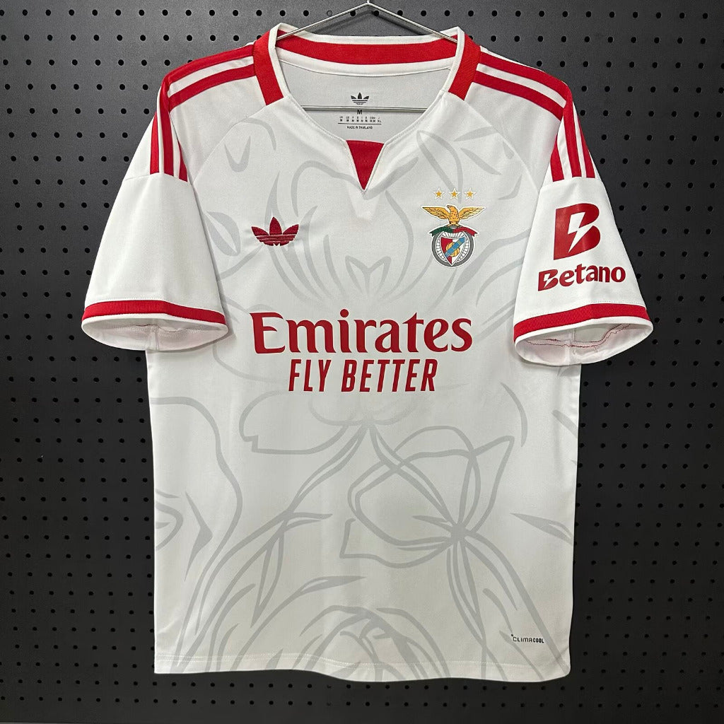 Benfica 26/27 White/Red Third Away Jersey