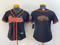 Bengals 2021/22 Black Women Baseball Style Jersey