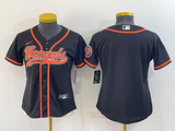 Bengals 2021/22 Black Women Baseball Style Jersey