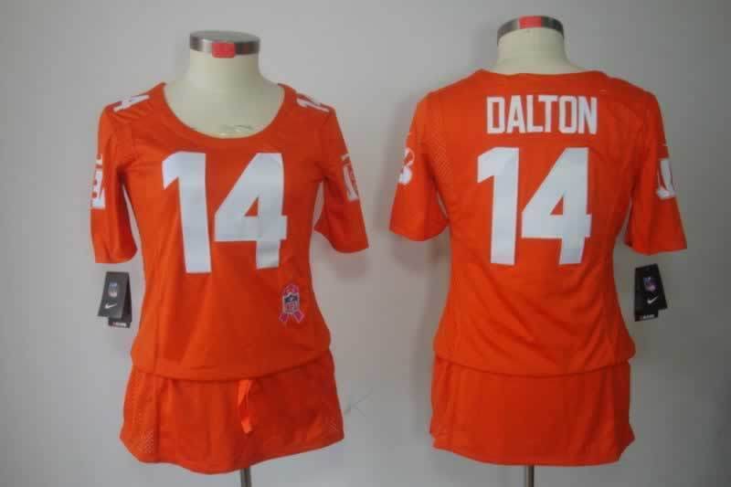 Bengals 2021/22 Dalton #14 Orange Women NFL Jersey