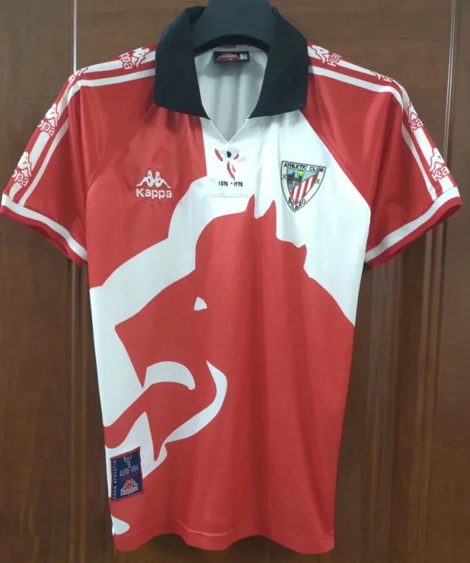 Bilba 1998 Retro Red/White Home Jersey