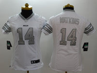 Bills 2022/23 Watkins #14 White/Gray Women NFL Jersey