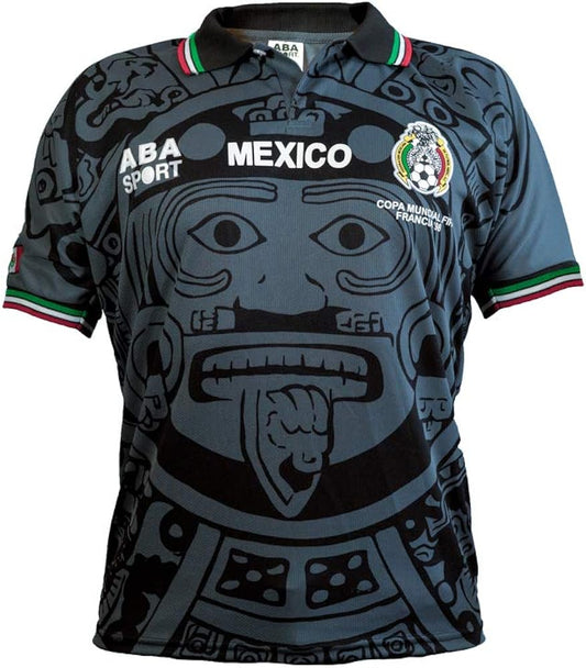 Mexico 1998 Vintage Retro Special Edition Jersey (Black)