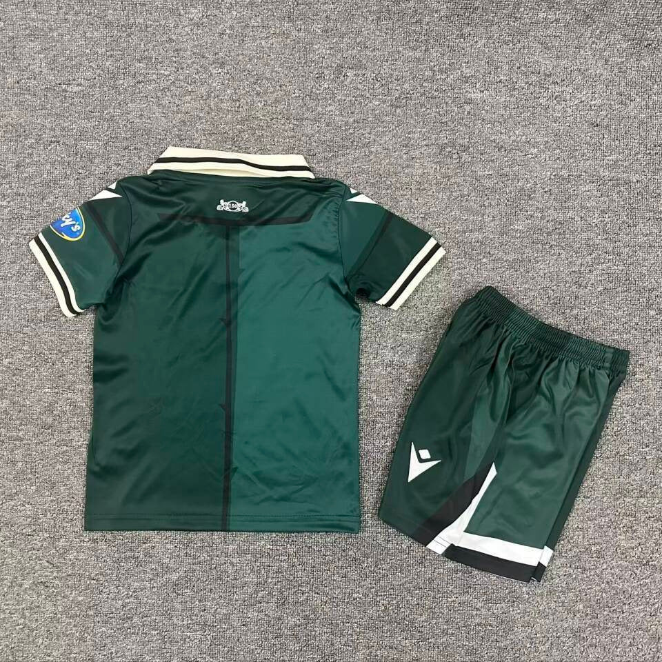 Blackburn Rovers 25/26 Green Third Away Kids Jersey Set